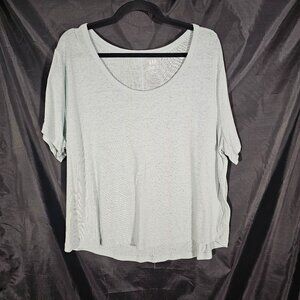 Gap pretty sage green linen blend t-shirt. Size XXL